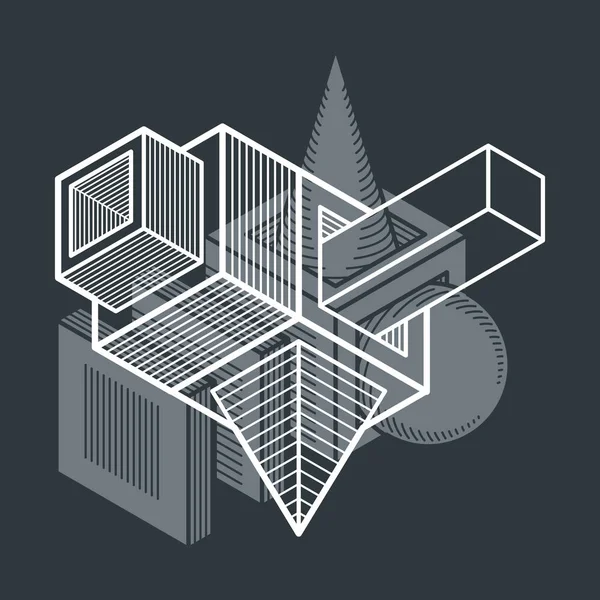 soyut geometrik şekil