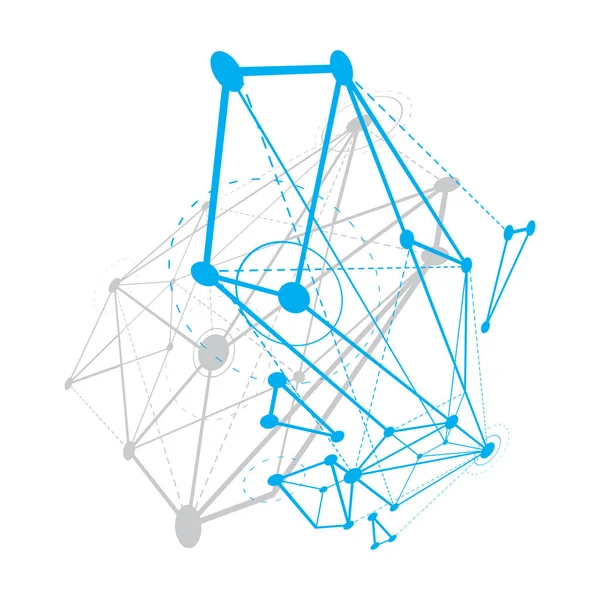 Abstrakte polygonale Form — Stockvektor