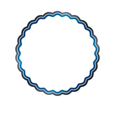 Ödülü vintage dairesel çerçeve 