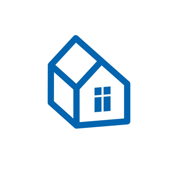 Eenvoudig huis pictogram — Stockvector