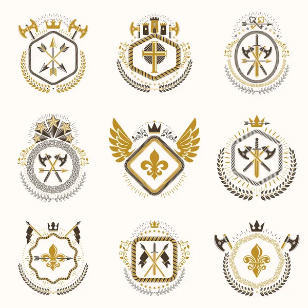 Heraldisches Wappentier — Stockvektor