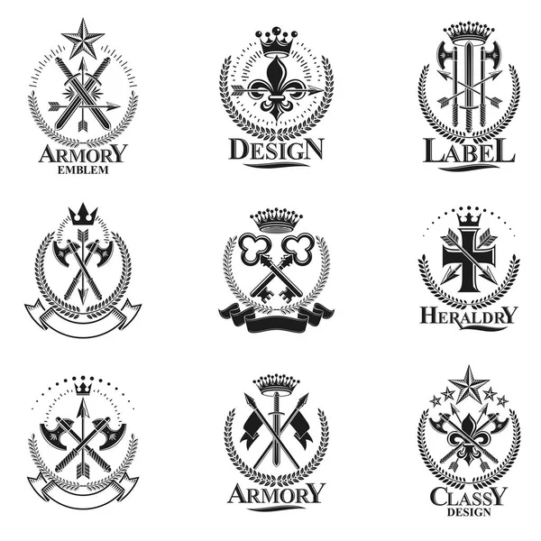 Геральдичний герб — стоковий вектор