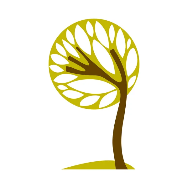 芸術的な創造的なツリー — ストックベクタ