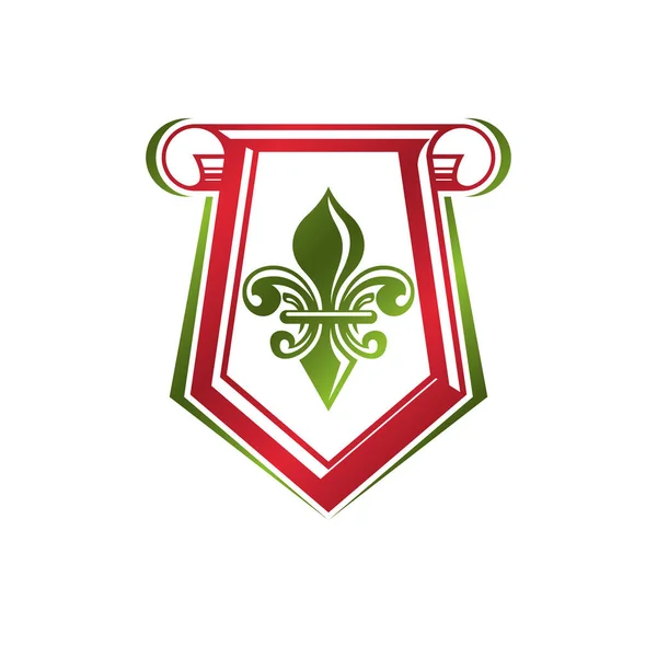 Emblema heráldico vintage — Vector de stock