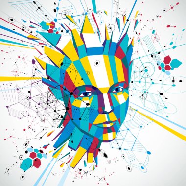 düşük Poli akıllı kadın