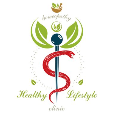 Eczane Caduceus simgesi