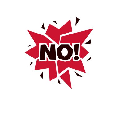 Kırmızı No ret sembolü