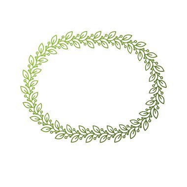 grafik yeşil yaprakları