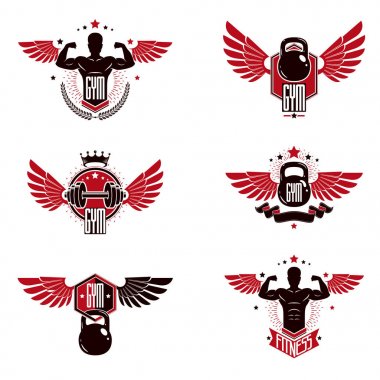 Logotype ağır spor salonu için