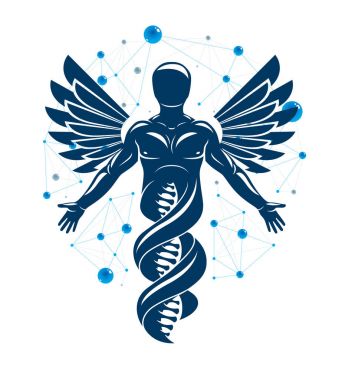 insan DNA'sı modeli
