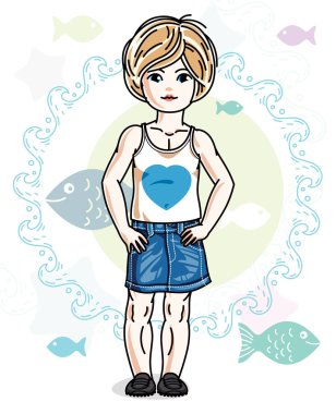 küçük sarışın kız