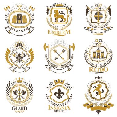 Vintage Amblemler koleksiyonu