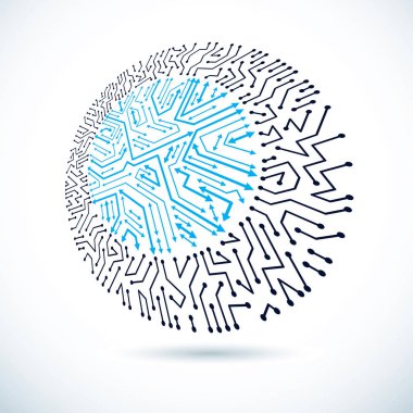 Yeni teknoloji amblem.