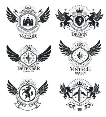 Vintage Amblemler koleksiyonu