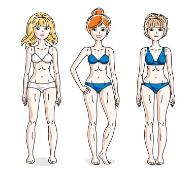 Genç şirin kızlar