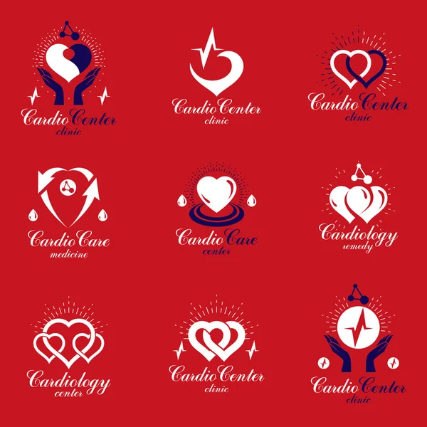 Logo graphique Coeur — Image vectorielle