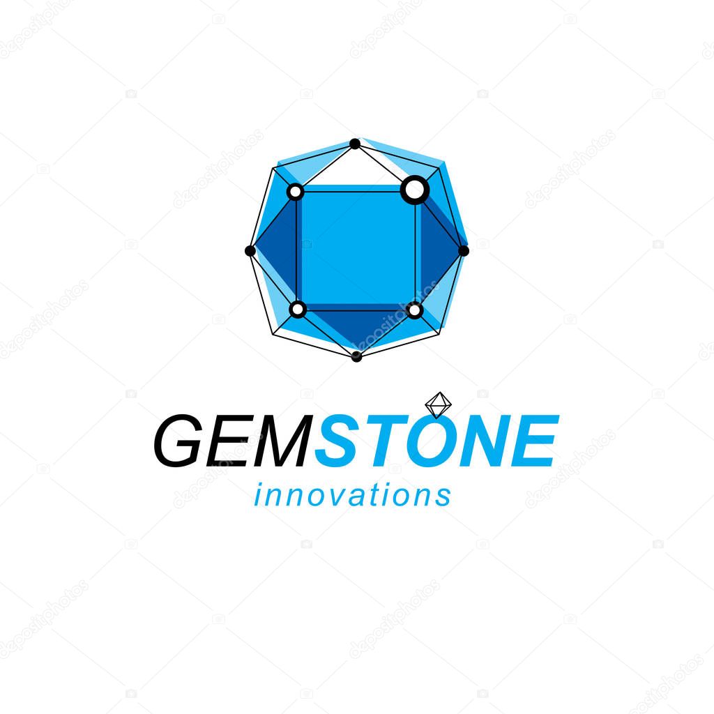 Vector illustration design of New technology emblem.