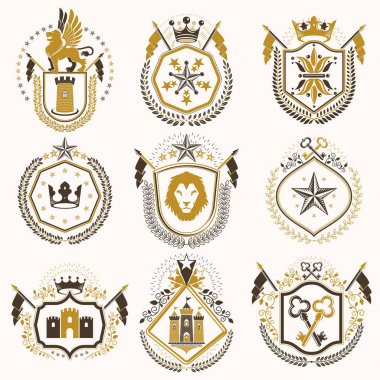 Vintage Amblemler koleksiyonu