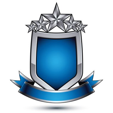 parlak mavi ve gri simgesi