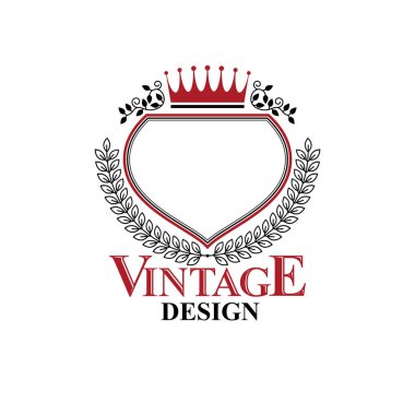 Kraliyet tacı olan amblemi