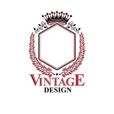 Kraliyet tacı olan amblemi