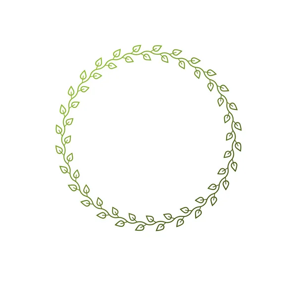 Grafisch grüne Blätter — Stockvektor