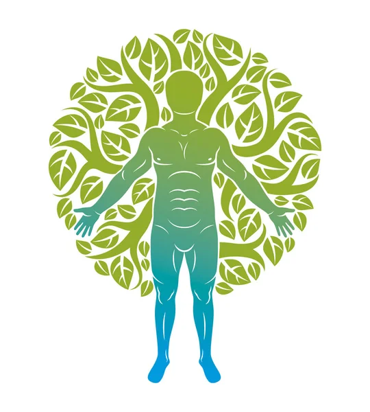 grafik yeşil yaprakları