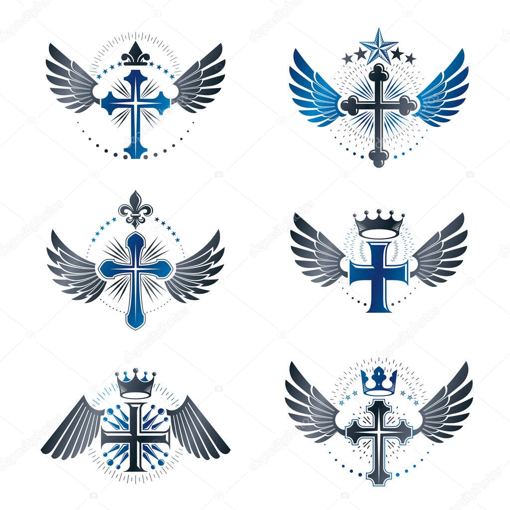 Religious emblems set