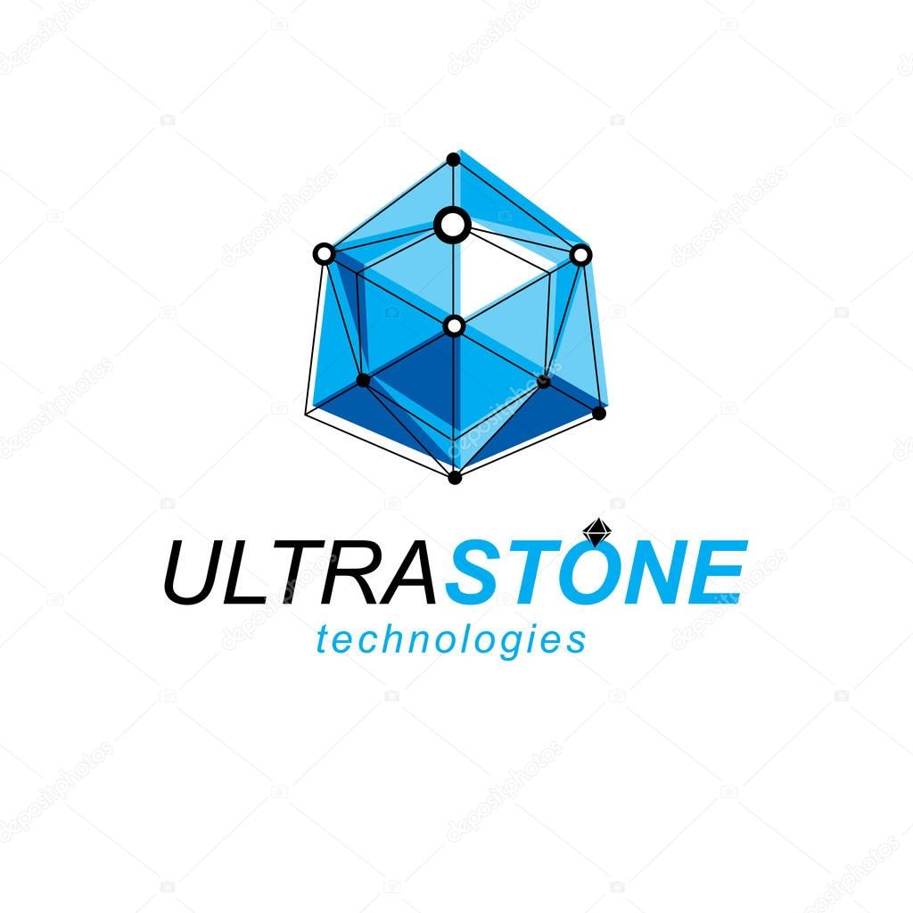 Vector illustration design of New technology emblem.