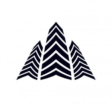 Vektör artırmak yukarı ok, grafik tasarım öğesi. 