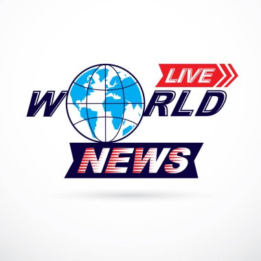 Dünya haber kavramsal logosu