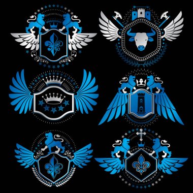  Kron ve eski yıldız amblem ayarla