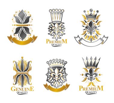 Lily çiçekler Royal sembolleri 