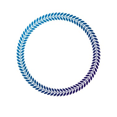 Lüks yuvarlak boş boşluk, klasik hanedan boş çerçeve