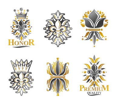 Lily çiçekler Royal sembolleri 