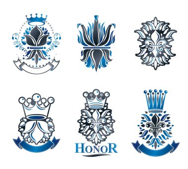 Lily çiçekler Royal sembolleri 