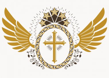 Christian religious cross  clipart