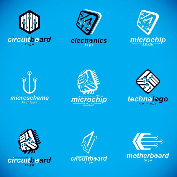 Technology innovation logos. — Stock Vector