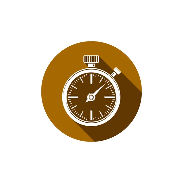 Staromódní kapesní hodinky, grafické znázornění. — Stockový vektor