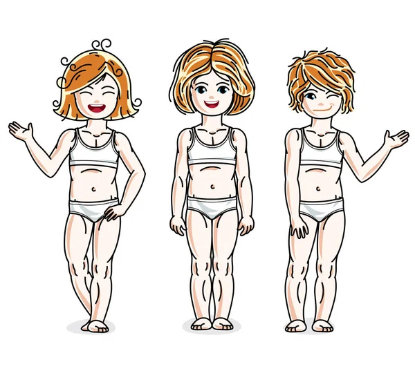 Sevimli mutlu küçük kız 