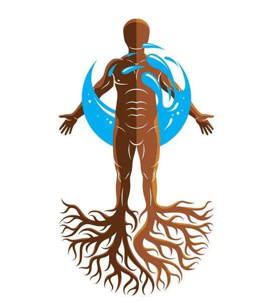 Wektor graficzny ilustracja ludzki mięśni — Wektor stockowy