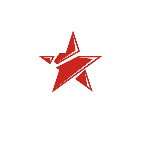 L'illustrazione della stella vettoriale come simbolo di successo . — Vettoriale Stock