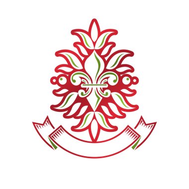 Vintage hanedan amblemi 