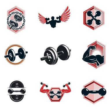 Ağır yük Tema illüstrasyonlar kümesi