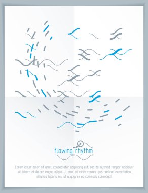 soyut dalga satır arka plan