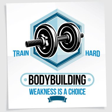 Vücut geliştirme Şampiyonası reklam broşürü