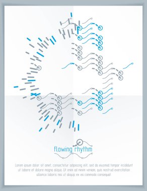 Dalga satır arka plan 