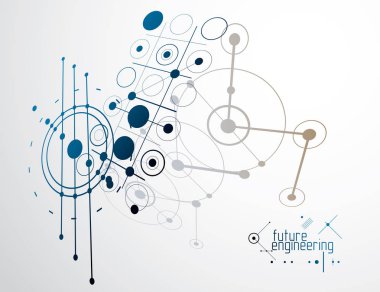 Mekanik Soyut arkaplan