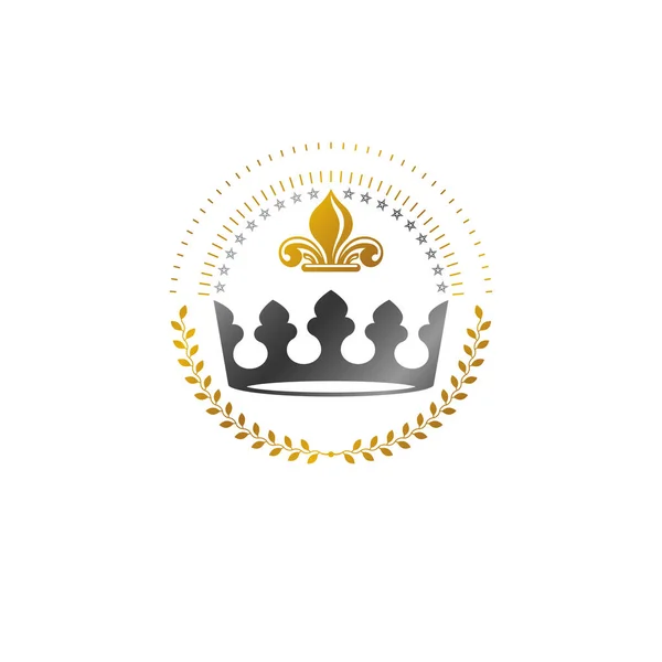 Royal Crown embleem — Stockvector