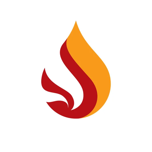 Сила горящего огня — стоковый вектор